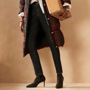 Banana Republic High + Skinny Super-Stretch Jean Black